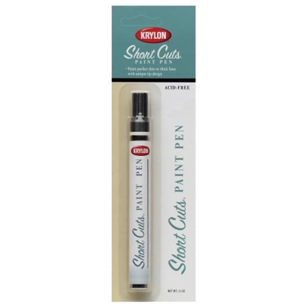 Krylon Division Short Cuts Black Gloss Hobby Craft Paint Pens KR309874 - main